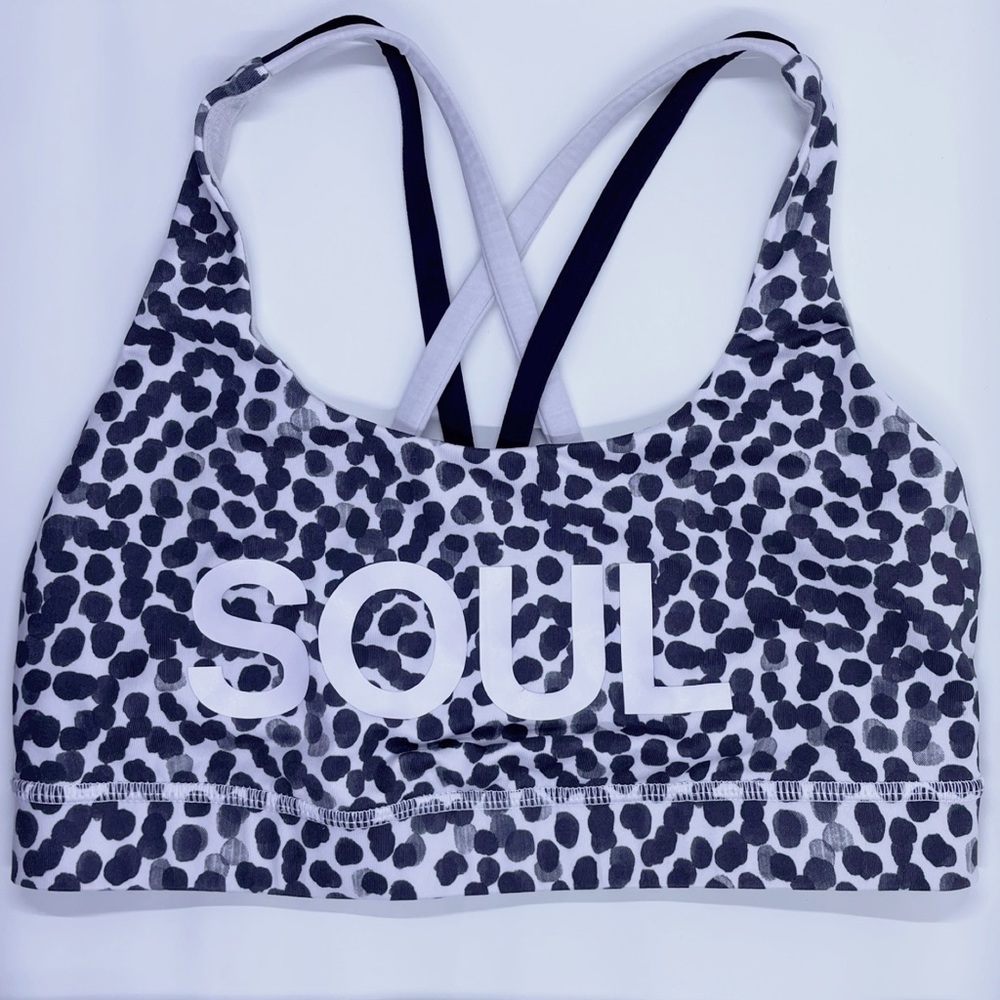 Lululemon X SoulCycle Energy Bra (Animal Print)